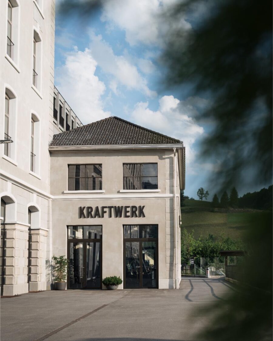 Eingang Kraftwerk Mels