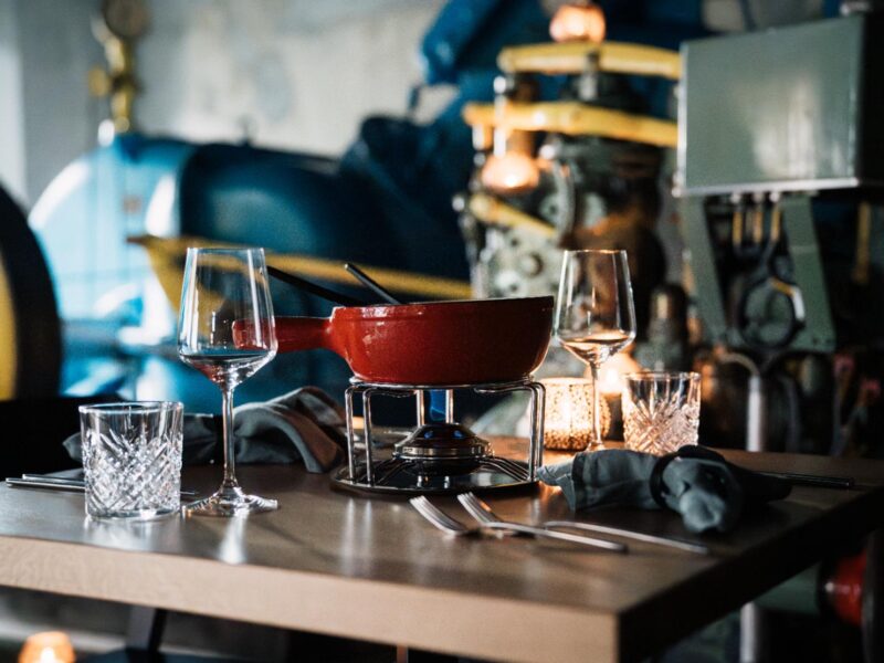 Fondue-Abend an der Pelton-Turbine